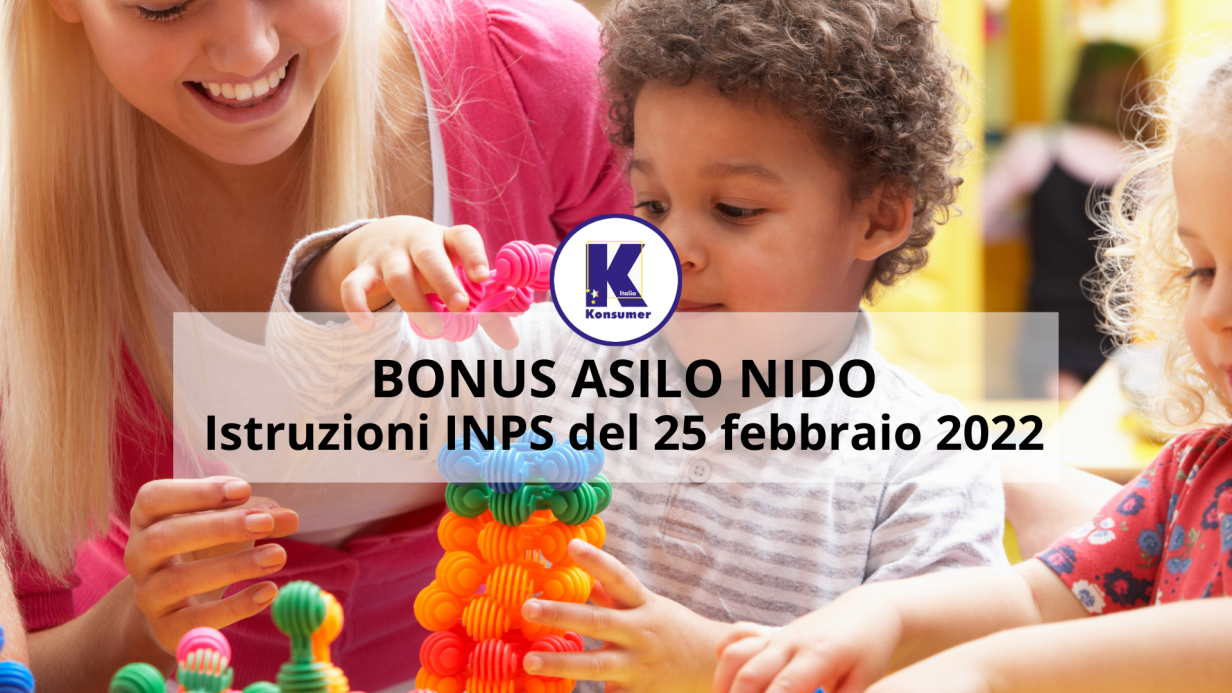 domanda bonus asilo nido konsumer italisa associazione consumatori