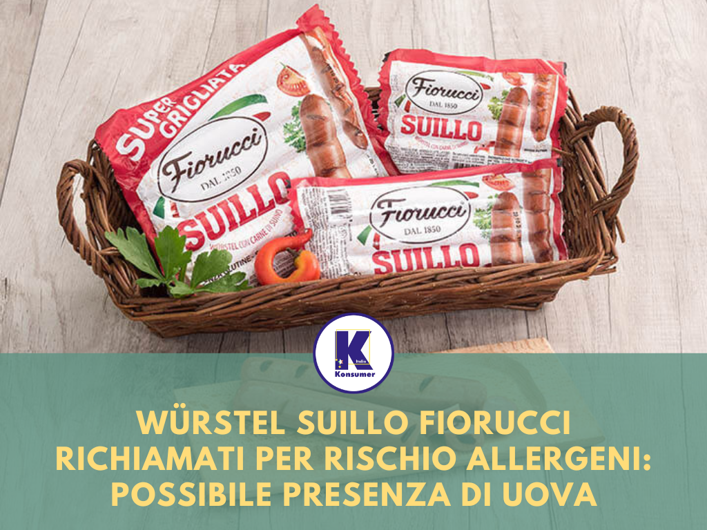 Würstel Suillo Fiorucci richiamati per rischio allergeni: possibile presenza di uova